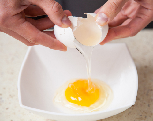 Les œufs sont une grande source de protéines.