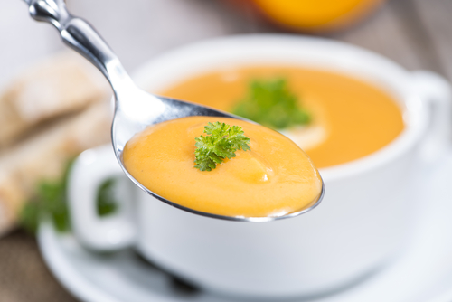 Recette de soupe à la citrouille.