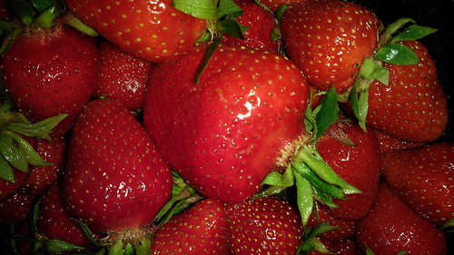 les fraises pour soigner la pneumonie