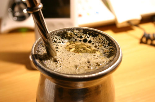 Le maté aux herbes.