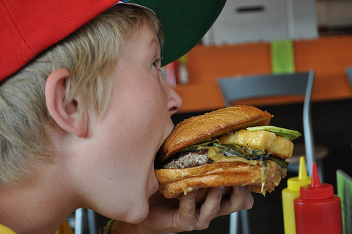 Sandwich et mauvaise humeur.