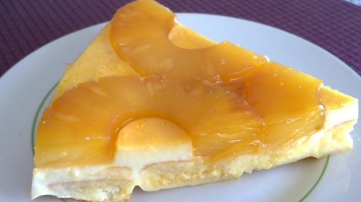 Tarte à l'ananas.