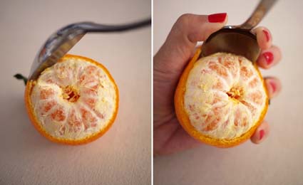 Créer des bougies naturelles avec des pelures de fruits.