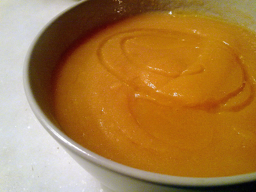 Soupe de carottes.