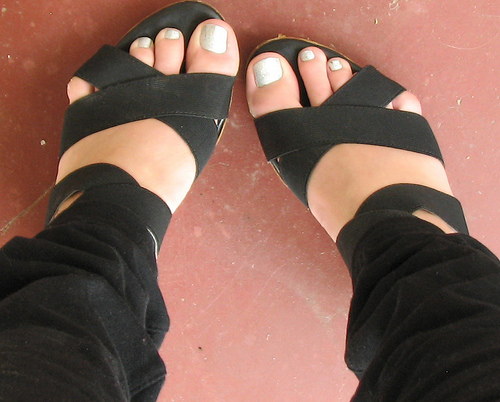 pieds est sandales