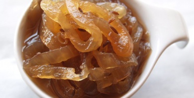 Recette de la confiture d'oignons