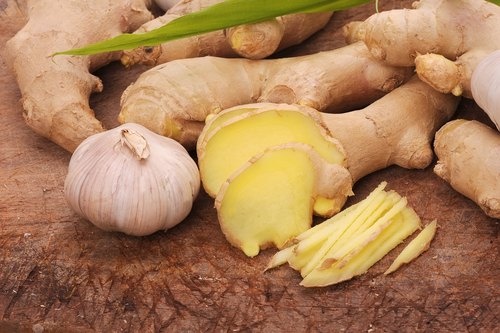 Gingembre coupé