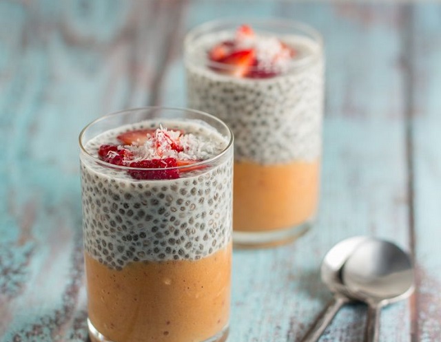 Les boissons naturelles, smoothie au lin.