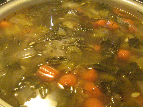Seconde recette de soupe aux légumes.