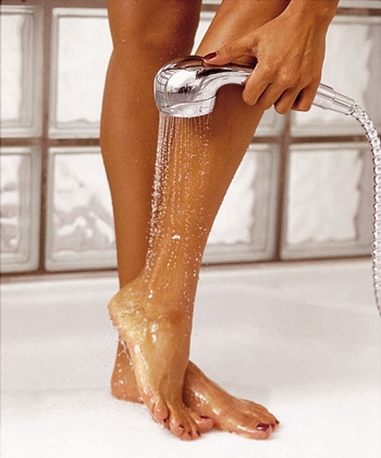 Bains froids pour les jambes