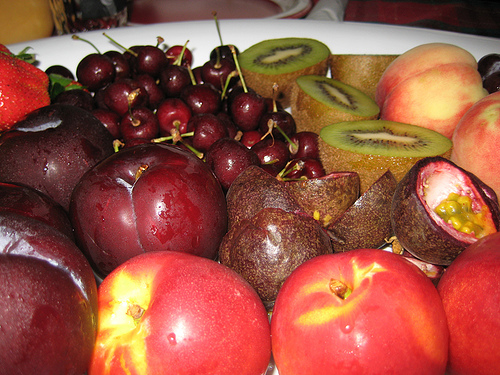 Panier de fruits les moins caloriques
