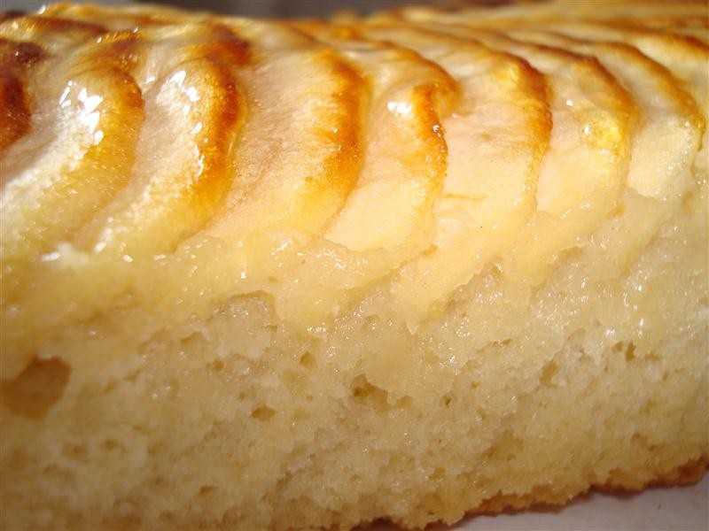 Recette du gâteau aux pommes.