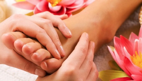 massage des pieds