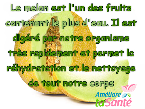 Le melon anti-stress.