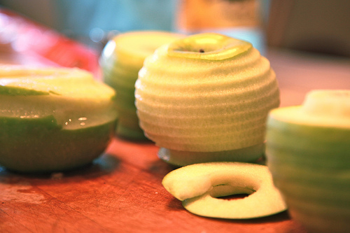 La peau des fruits tels que la pomme peut se manger