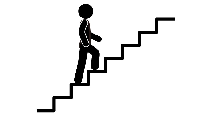 Monter les escaliers