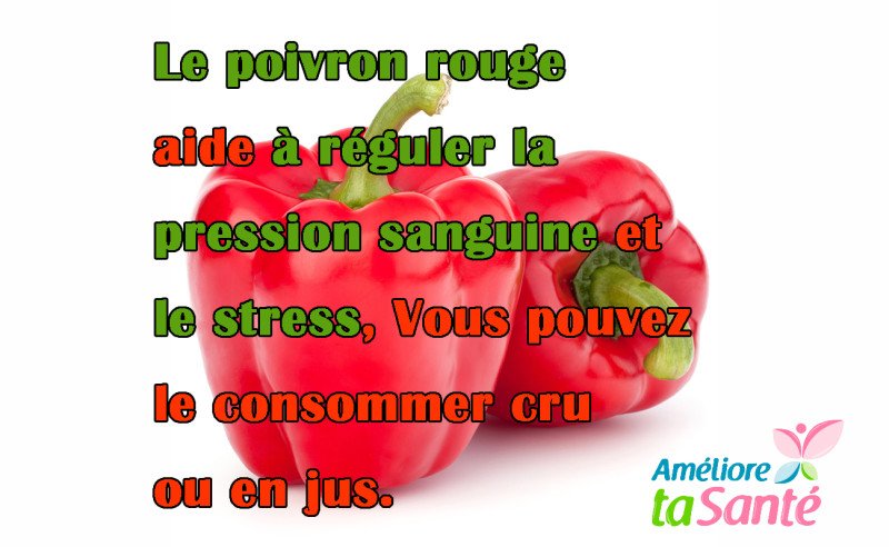 poivrons rouges pour le fonctionnement des reins