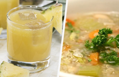 Les aliments permettant de nettoyer nos mucosités