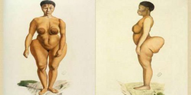 La triste histoire de la femme exposée pour ses fesses