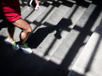 Courir dans les escaliers