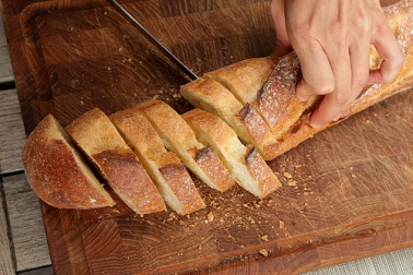pain en morceaux