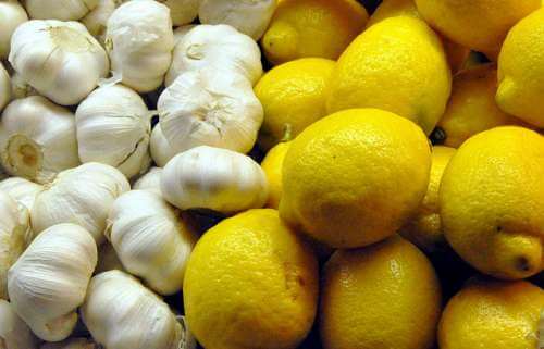 cure à l'ail et au citron
