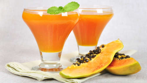 smoothies papaye et camomille contre le syndrome de l'intestin irritable