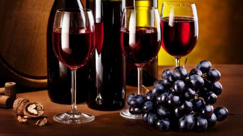 verres de vin rouge