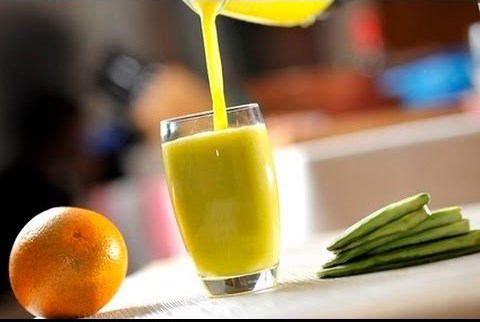 jus de nopal et orange
