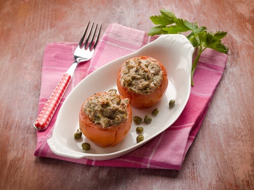 Légumes farcis : les tomates.