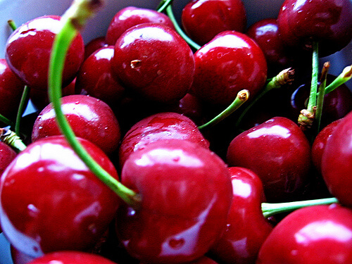 Les cerises sont anti-inflammatoires.