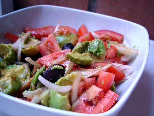 salade pour dégonfler l'abdomen