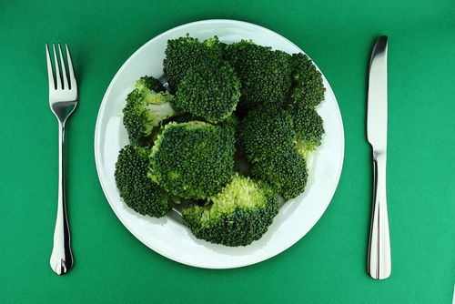 Assiette de brocoli