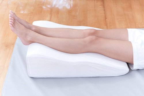 jambes élevées 