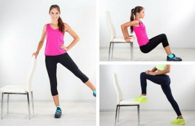 5 exercices avec une chaise pour vous remettre en forme