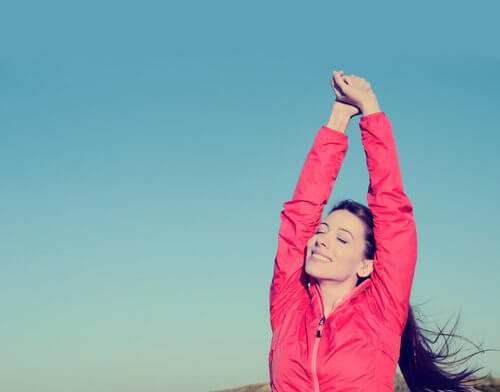 femme se sentant bien