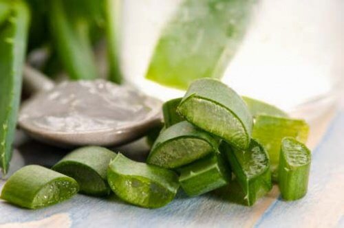 L'aloe vera contre les hémorroïdes.