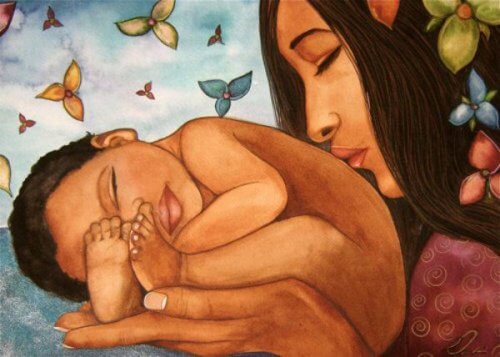 Vous lui offrirez les valeurs de la terre, les valeurs du coeur parce que vous êtes sa mère.