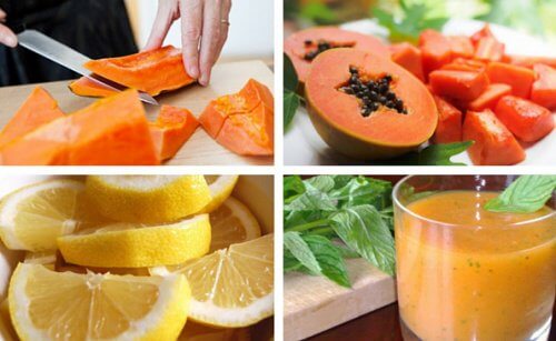 Le jus de papaye et de citron pour détoxifier l'estomac