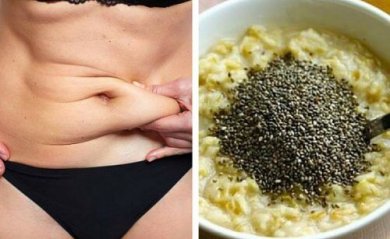 Le petit-déjeuner à l'avoine et graines de chia pour un ventre plat