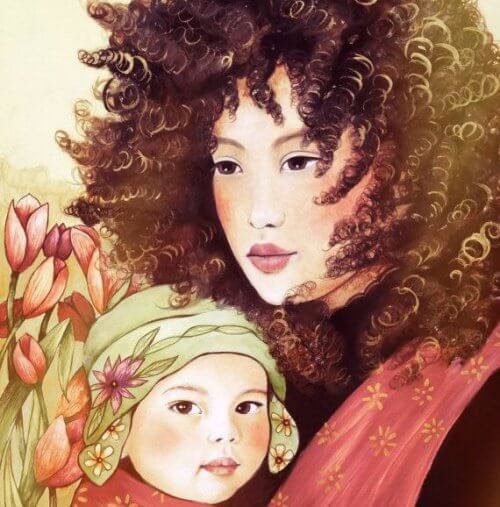 La mère et son enfant.