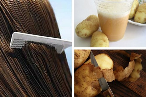 Saviez-vous que l'eau de peau de pomme de terre pouvait renforcer vos cheveux ?