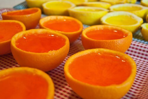 gélatine d'orange pour le système immunitaire 