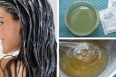 4 traitements de beauté avec de la gélatine