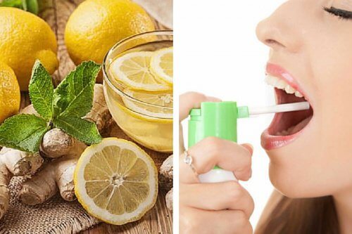 Préparez un spray naturel contre les maux de gorge