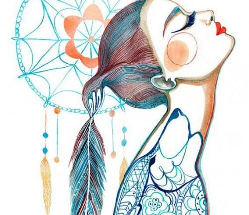 illustration d'une femme