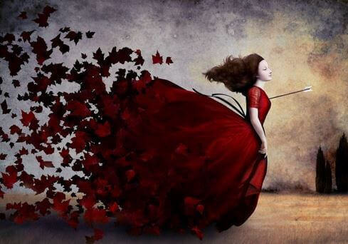 Femme-blessure-fleche