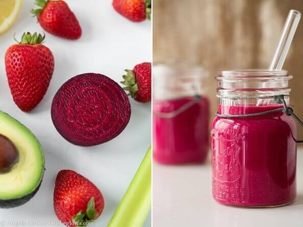 Smoothies detoxifiants betterave