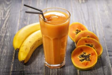 Jus papaye et banane 