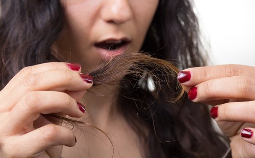 Les cheveux cassants sont des symptômes d'une santé fragilisée.